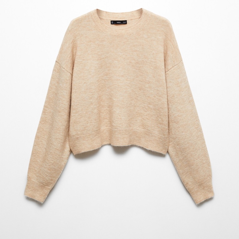 MANGO WOMEN ROUND-NECK KNITTED SWEATER SZ XSMALL NWT